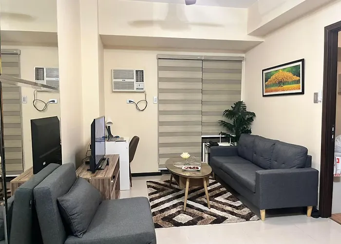 Modern Pet Friendly 1br With Balcony Near Airport Moa & Okada Pasay Staycation Wfh Ready Free Pool Acces Gym And Sauna Apartahotel Manila